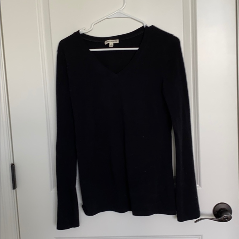 Long sleeve black tee
